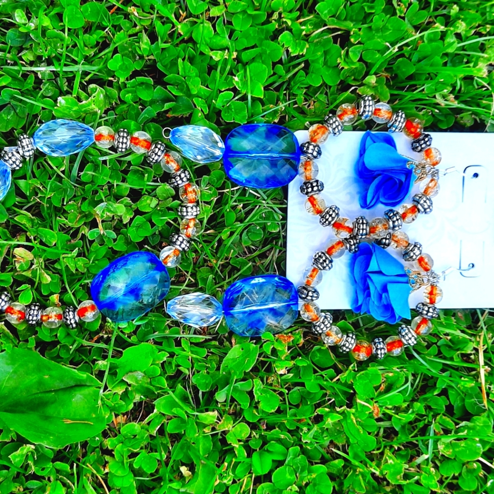 Homemade Flowery Jewlery Set!